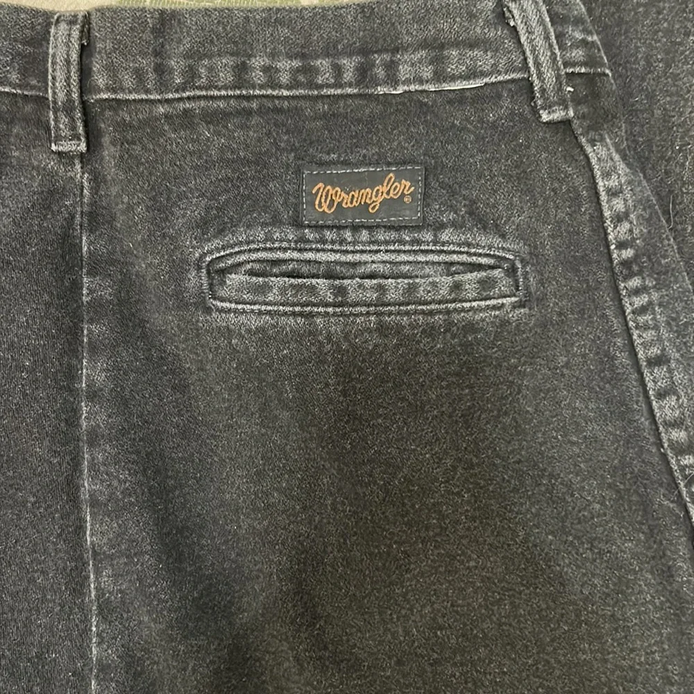Pleated Wranglers Rodeo Vintage 31x36 High Rise Jeans Black EUC VTG 90s Western - Picture 6 of 7